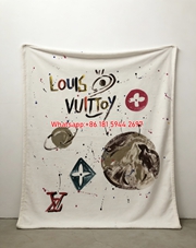LV Space Art Doodle Blanket Playful Louis VUITTOY Throw 219